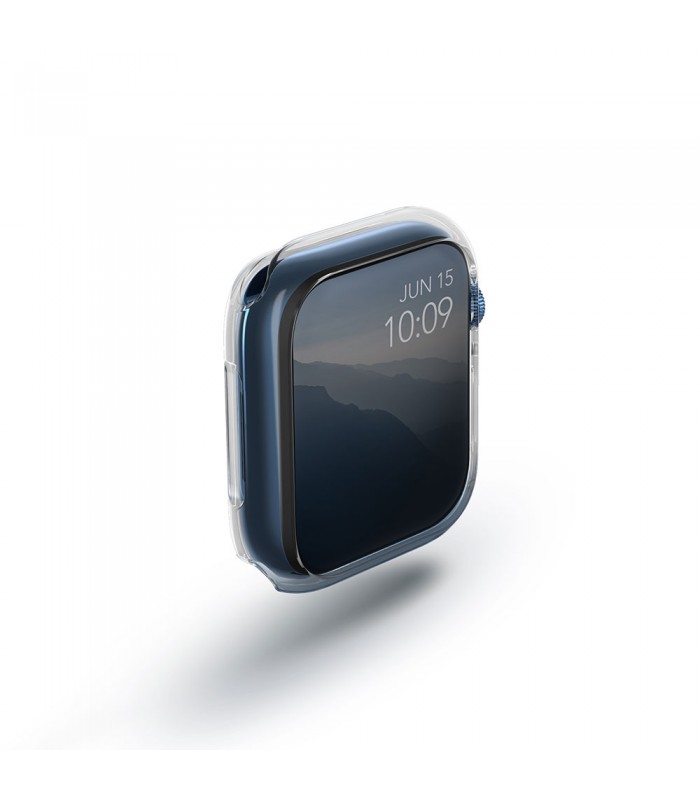 گارد دو عددی شفاف اپل واچ ۴۱ میلی‌متری یونیک مدل UNIQ Glase-شفاف/دودی-GLSDUALPK