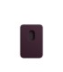 جاکارتی مگ سیف چرمی اپل مدل iPhone Leather Wallet with MagSafe-Dark Cherry-اصلی