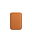 جاکارتی مگ سیف چرمی اپل مدل iPhone Leather Wallet with MagSafe-Golden Brown-اصلی