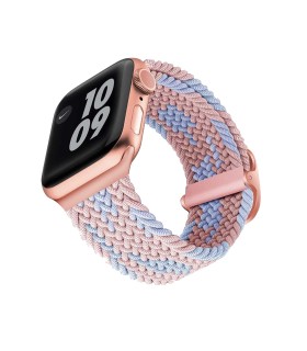 بند اپل واچ  ویوا مادرید مدل Viva Madrid Crisben 42/44/45mm-صورتی/آبی-PKBU44