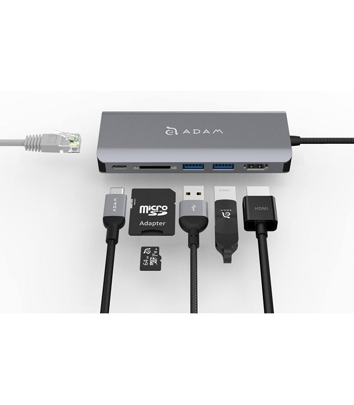 هاب ۶ در ۱ آدام المنتس مدل Adam Elements CASA Hub A01