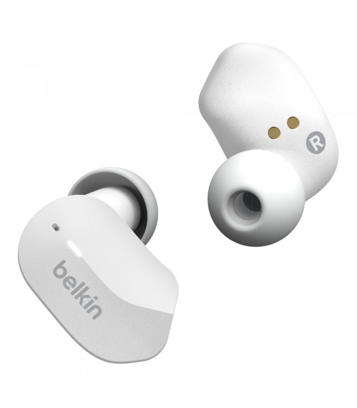 هدفون بی‌سیم بلکین Belkin True Wireless Earbuds رنگ سفید