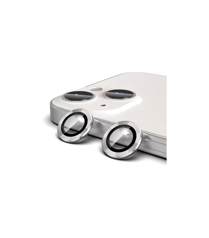 محافظ لنز دوربین گوشی آیفون 13-نقره‌ای