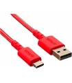 کابل USB-C به USB-A انکر ۹۰ سانتی متری مدل Anker PowerLine Select+ A8022 رنگ قرمز