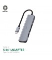 هاب شارژر گرین مدل Green Type-C 5 in 1 Adapter