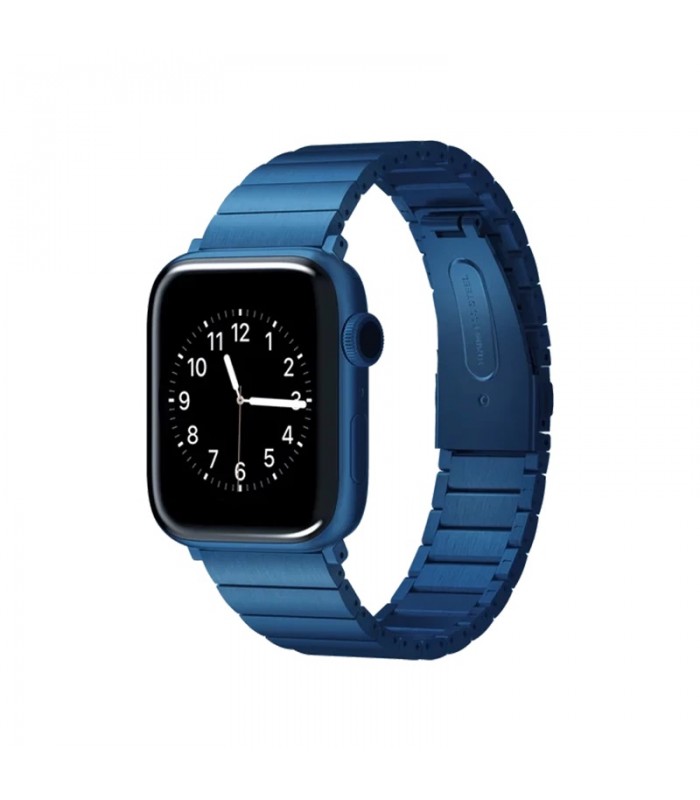 بند فلزی اپل واچ  ویوا مادرید مدل Viva Madrid Lavier 42/44/45mm-آبی-BLU44