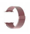 بند استیل اپل واچ مدل Milanese Loop رنگ گلبهی برای مدل‌های ۴۴ و ۴۲ میلی‌متر - مشابه اصلی