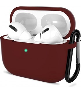 کاور سیلیکونی ایرپاد پرو مدل Airpods Pro Silicone Protection Case-سرخابی