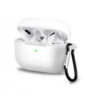 کاور سیلیکونی ایرپاد پرو مدل Airpods Pro Silicone Protection Case-سفید