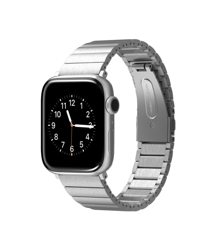 بند فلزی اپل واچ  ویوا مادرید مدل Viva Madrid Lavier 42/44/45mm-نقره‌ای-SIL44