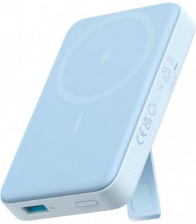 پاوربانک مگ سیف 10000 میلی آمپر انکر A1641 مدل Anker 633 Magnetic Battery (MagGo) - آبی