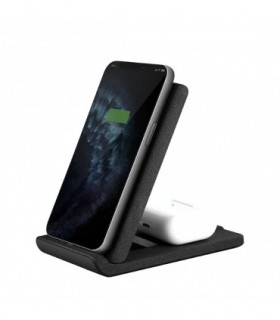 شارژر بی‌سیم ۲ در ۱ یونیک مدل UNIQ Vertex Duo