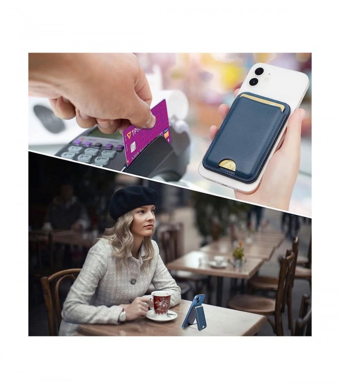 جاکارتی مگ سیف استنددار جی‌تک مدل G-Tech Magsafe Card Holder - بنفش
