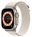 ساعت هوشمند اپل مدل Apple Watch Ultra | سایز ۴۹ میلی‌متر | بند آلپاین‌لوپ استارلایت