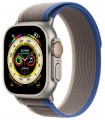 ساعت هوشمند اپل مدل Apple Watch Ultra | سایز ۴۹ میلی‌متر | بند تریل‌لوپ آبی/خاکستری