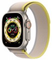 ساعت هوشمند اپل مدل Apple Watch Ultra | سایز ۴۹ میلی‌متر | بند تریل‌لوپ زرد/بژ