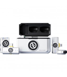 میکروفون بی‌سیم هالی‌لند پک کمبو مدل Hollyland LARK M2 DUO Combo | رنگ سفید