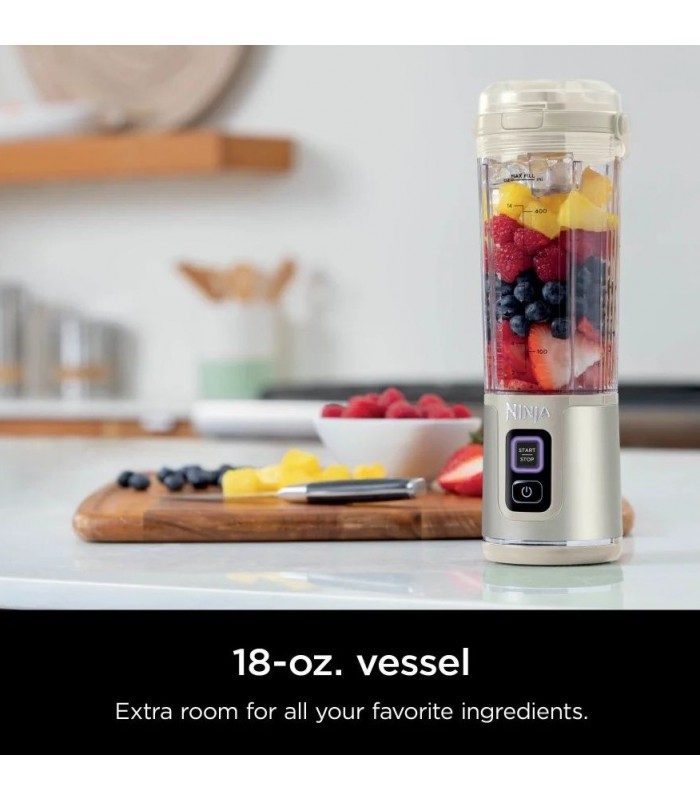 مخلوط کن شارژی نینجا مدل Ninja Blast Portable Blender | رنگ نقره‌ای