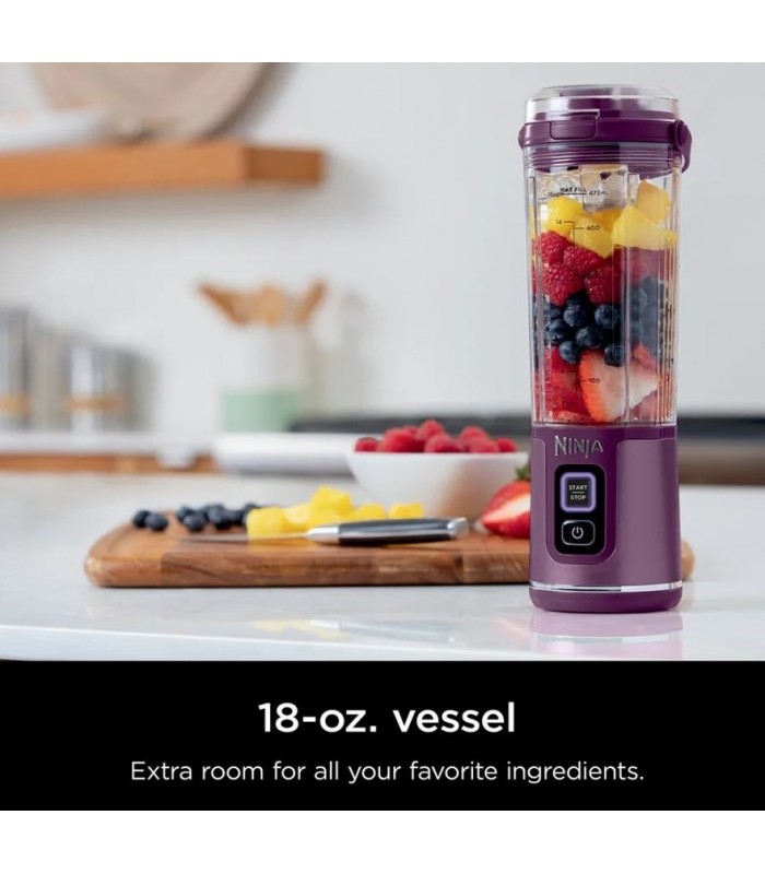 مخلوط کن شارژی نینجا مدل Ninja Blast Portable Blender | رنگ بنفش