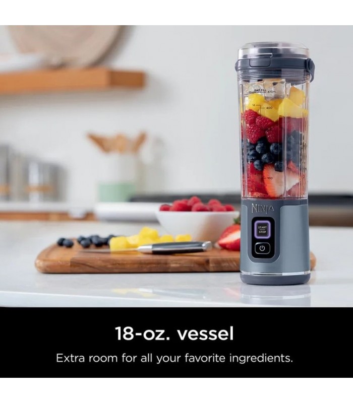 مخلوط کن شارژی نینجا مدل Ninja Blast Portable Blender | رنگ آبی تیره