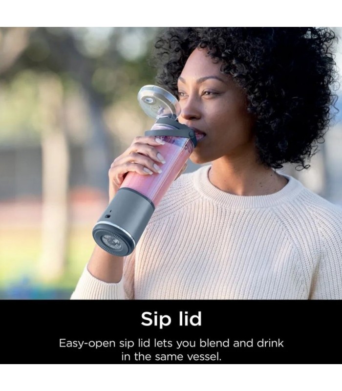 مخلوط کن شارژی نینجا مدل Ninja Blast Portable Blender | رنگ آبی تیره