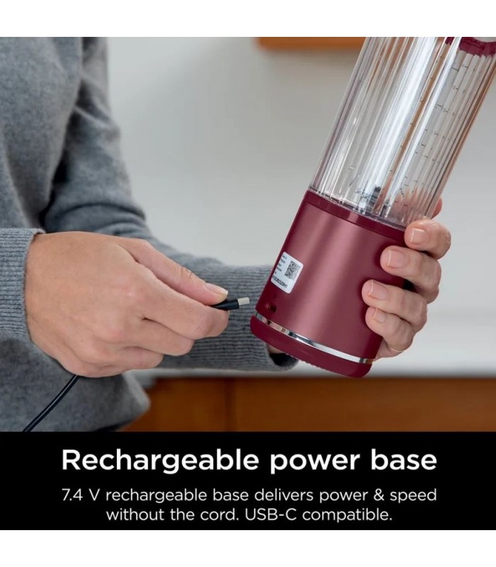 مخلوط کن شارژی نینجا مدل Ninja Blast Portable Blender | رنگ ارغوانی