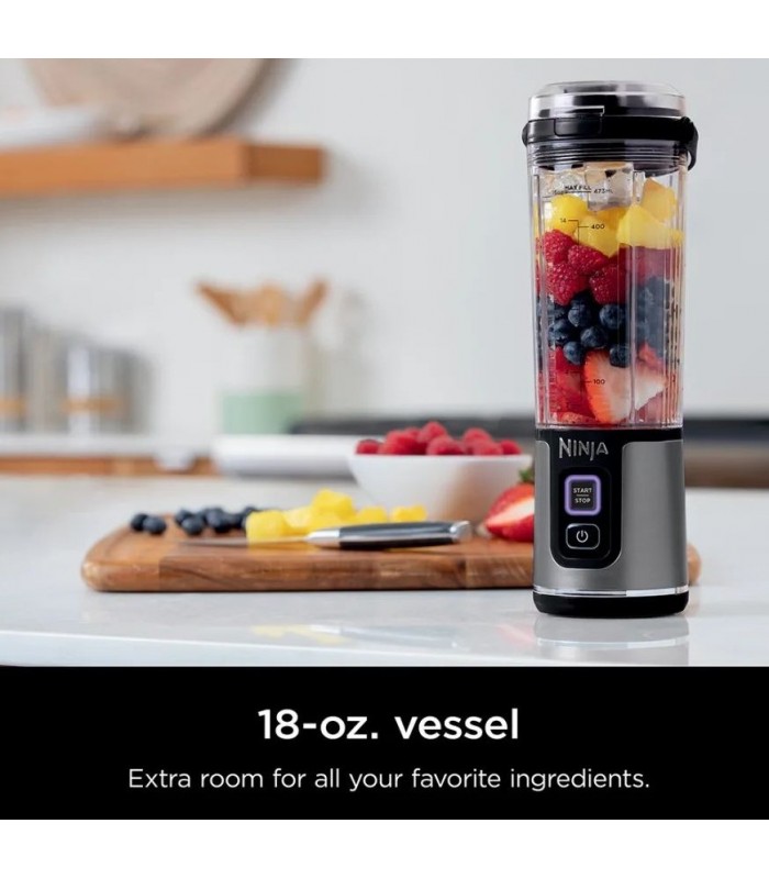 مخلوط کن شارژی نینجا مدل Ninja Blast Portable Blender | رنگ مشکی