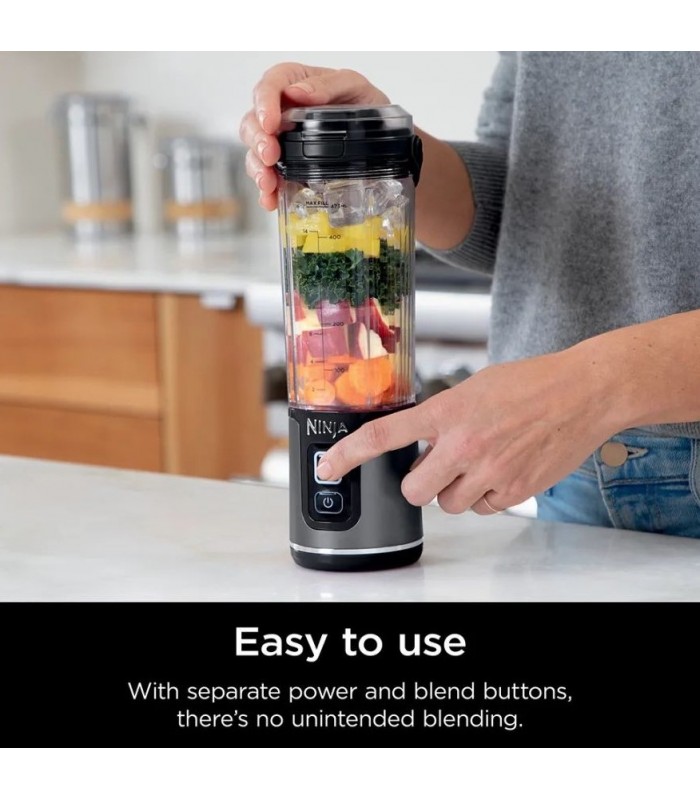 مخلوط کن شارژی نینجا مدل Ninja Blast Portable Blender | رنگ مشکی