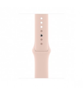 بند اسپرت سیلیکونی اپل واچ رنگ صورتی روشن برای مدل‌های ۴۲ و ۴۴ میلی‌متر - مشابه اصلی