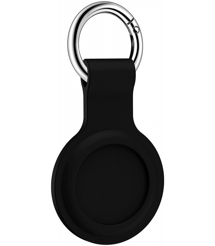 جاسوئیچی سیلیکونی اپل مدل AirTag Silicone Loop رنگ مشکی - مشابه اصلی